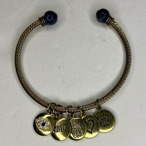 Hamsa Rope-like Cuff Bracelet